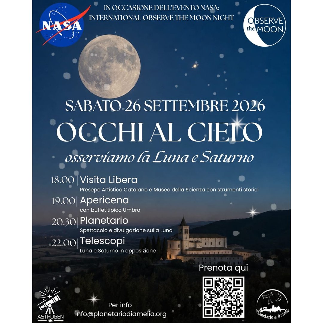 Osserviamo la Luna insieme – Giornata Internazionale dell'Osservazione della Luna
