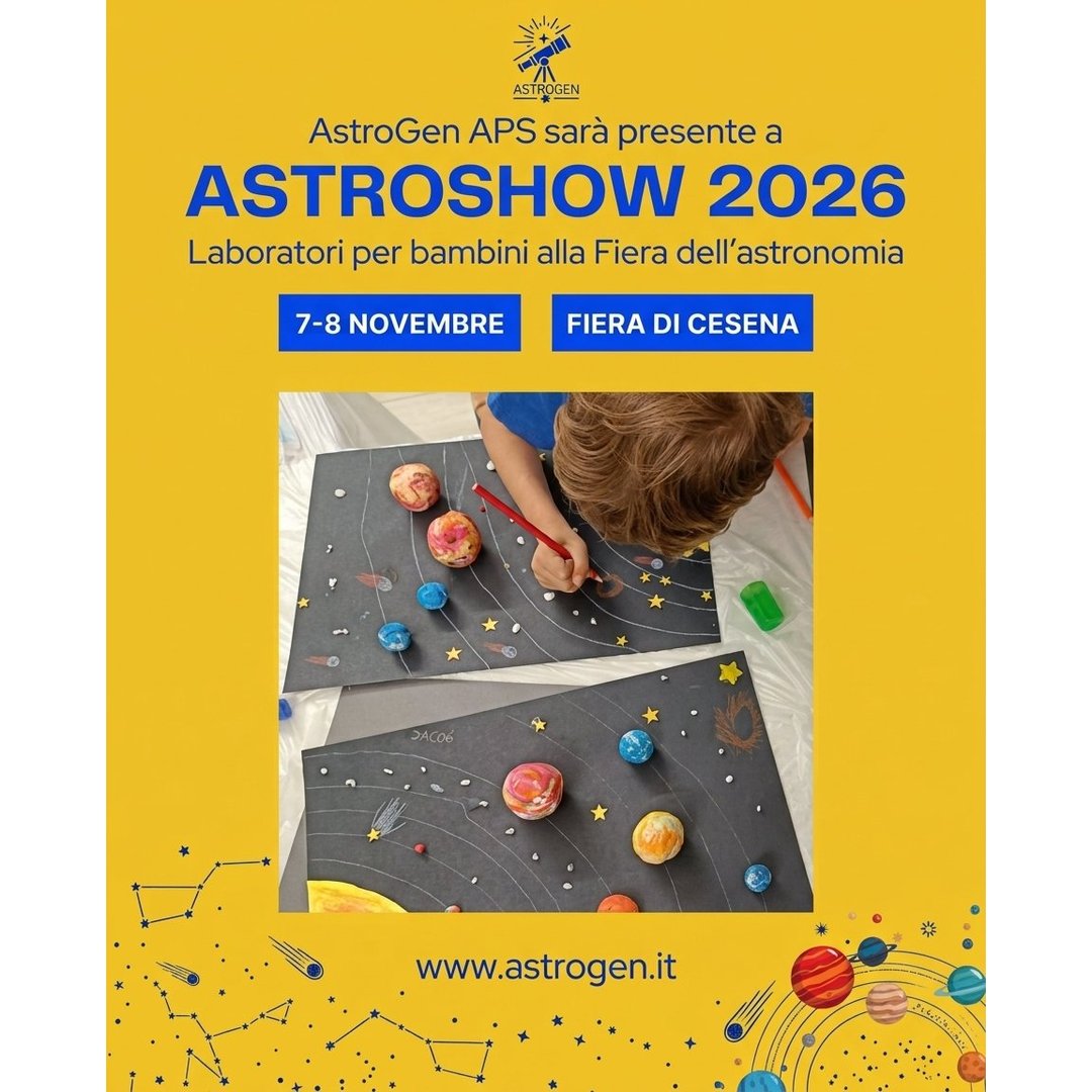 Astroshow 2026 (Cesena) - Laboratori bambini con AstroGen